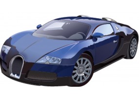 Sticker voiture Bugatti