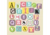 Stickers alphabet carre cube