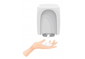 Sticker savon mains