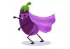 Sticker super aubergine