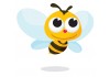 Sticker bébé abeille