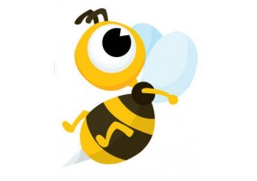 Sticker abeille