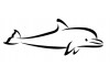 Autocollants muraux dauphin