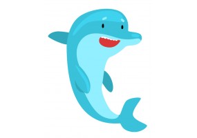 Sticker dauphin