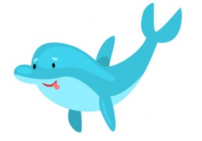 Sticker dauphin