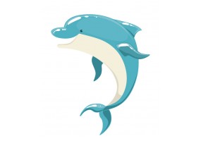 Sticker dauphin flipper