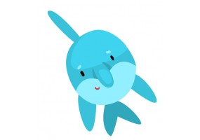 Sticker dauphin