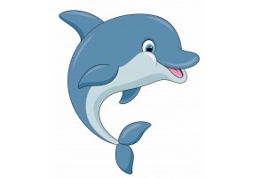 Sticker muraux dauphin