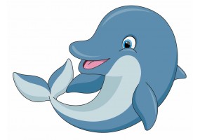 Sticker muraux dauphin