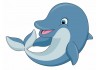 Sticker muraux dauphin bebe