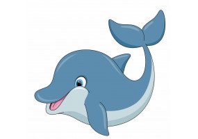 Sticker muraux dauphin