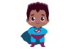 Sticker superman enfant
