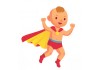 Sticker super héros bébé