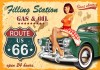 Sticker plaque pin up