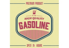 Sticker mural Gasoline