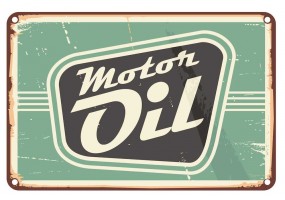 Autocollant muraux plaque oil