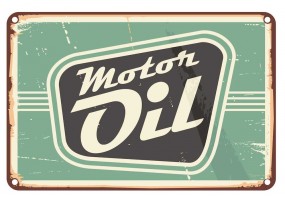 Sticker essence motor oil