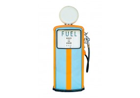Sticker pompe essence bleue