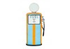 Sticker pompe essence bleue