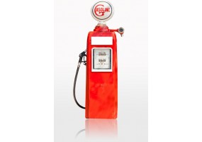 Sticker pompe essence rouge