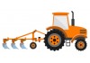 Autocollant tracteur pour labour