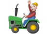 Sticker ferme tracteur fermier