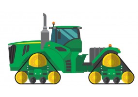 Sticker tracteur dernière génération