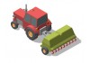 Sticker tracteur avec semoir