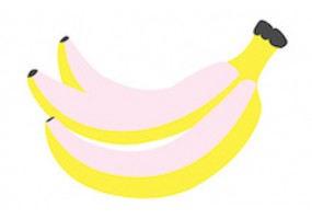 Sticker fruit banane