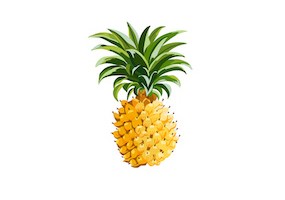 Sticker ananas déco