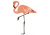 Sticker flamant rose geant