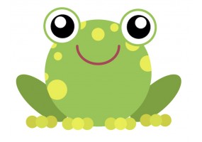 Sticker grenouille