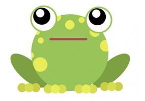 Sticker grenouille