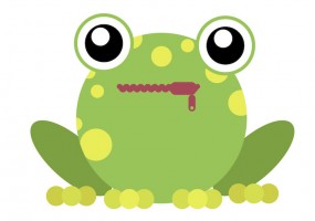 Sticker grenouille