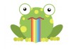 Sticker grenouille malade