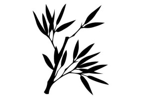 Autocollant mural Bambou