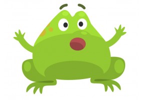 Sticker grenouille