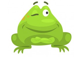 Sticker grenouille