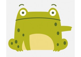 Sticker grenouille