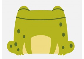 Sticker grenouille