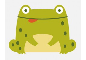 Sticker grenouille