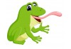 Sticker grenouille mignonne