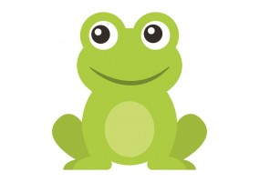 Sticker grenouille