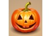 Sticker halloween citrouille