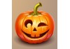 Sticker halloween citrouille