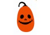 Sticker halloween citrouille