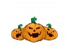 Sticker halloween citrouilles