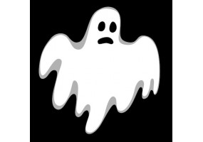 Sticker halloween fantôme