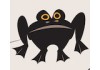 Sticker grenouille pour halloween