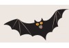 Sticker chauve souris halloween